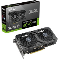 Grafikkarte ASUS RTX4070 Super OC, 12GB, DUAL EVO schwarz                  