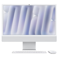 Apple iMac 24 Zoll (2024), M4 CPU, 10-Core GPU, 512GB SSD, 24GB RAM, silber